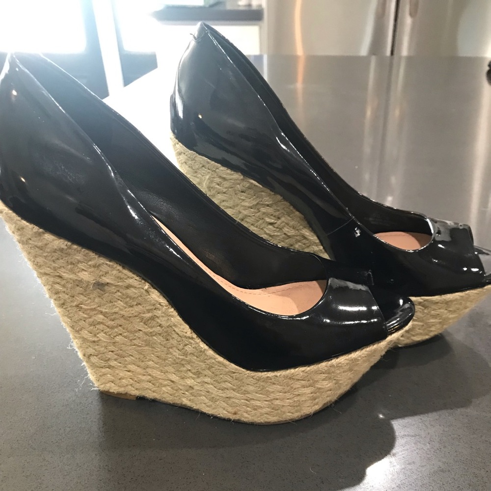 Black Jessica Simpson wedges